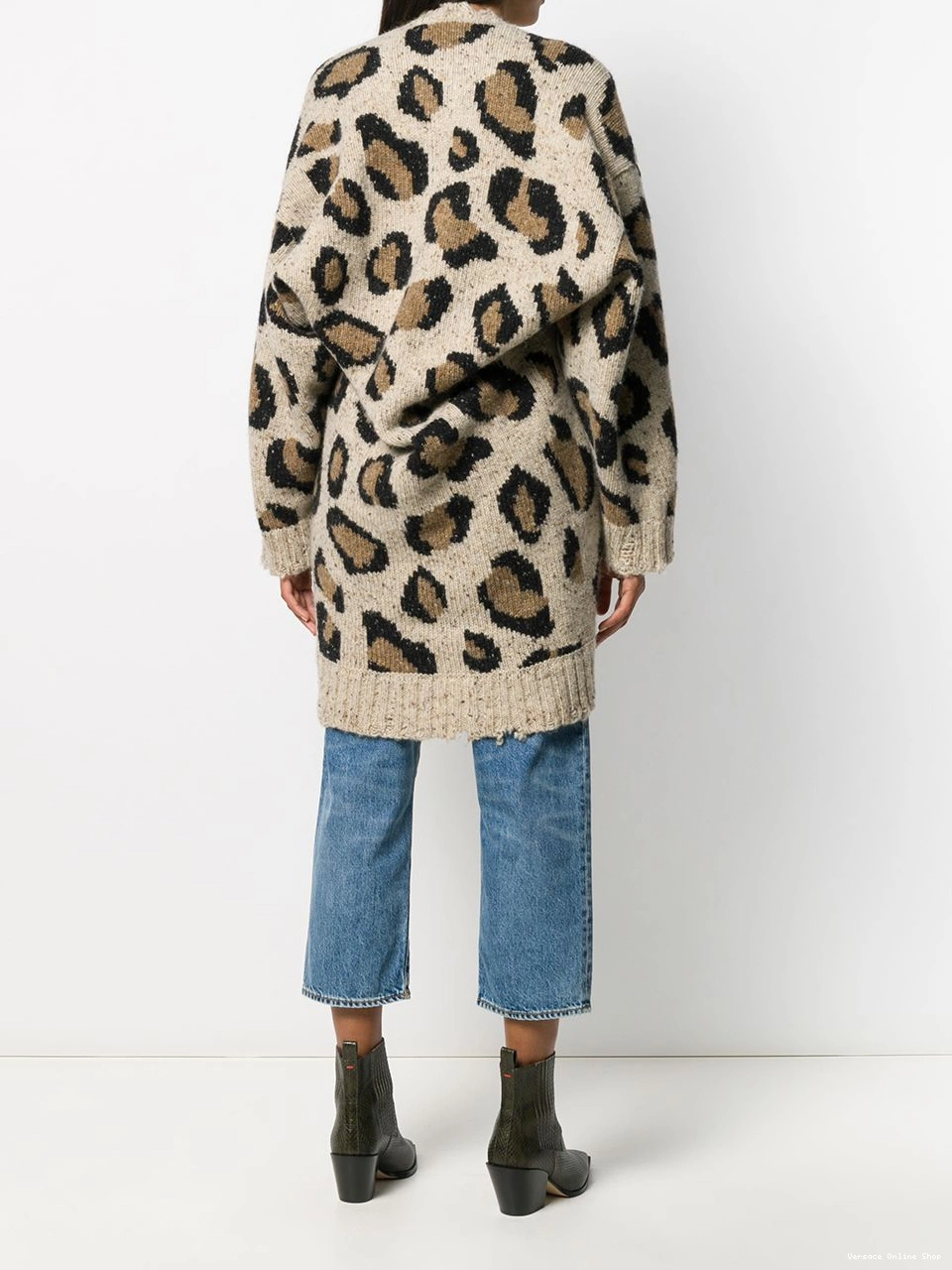 Affordable Versace leopard-print Women sweater 0805